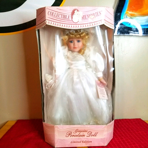 Genuine Porcelain doll Limited Edition - Picture 1 of 3